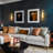 Flush Mounted Ribbed Glass Wall Sconce