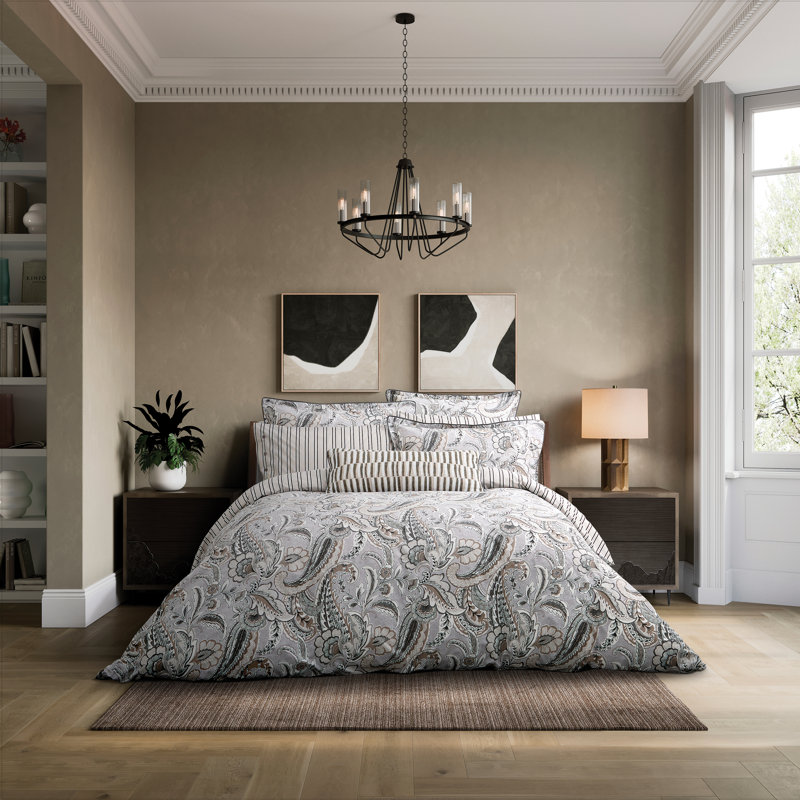 Kotana Cotton Duvet Cover Set, Super King Duvet Cover + 2 Pillowcases