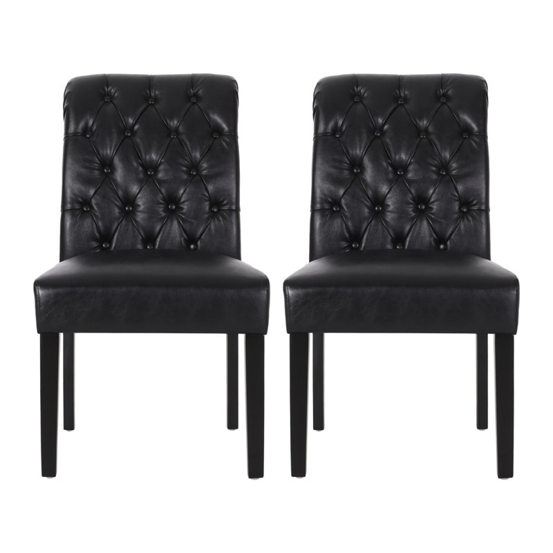 Ensemble de 2 chaises de salle à manger Broxton, Marine