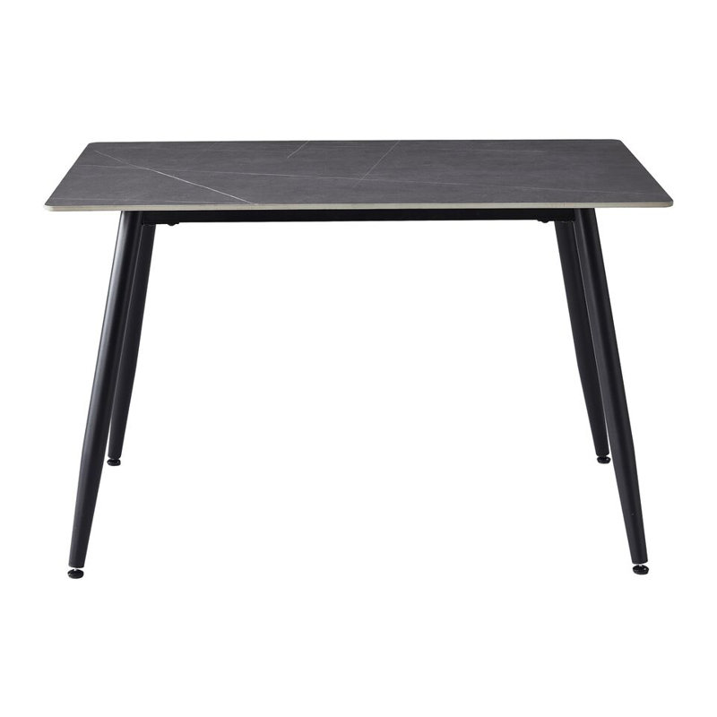 Fulshear 4 - Person Dining Set, Armani Grey, 89"H x 128"L x 8"W,  Green/Black