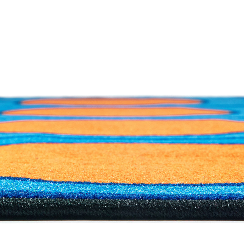 Tapis touffeté à pois de la collection Seating, Rectangle 8 pi x 12 pi