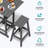 Wood-Look HDPE Bar Stool-2124618069