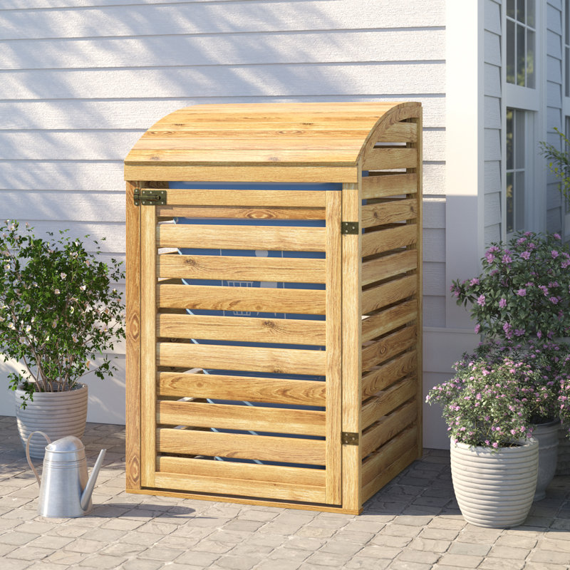 Wooden Single Bin Store