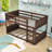 Twin Over Twin Wood Floor Bunk Bed-1366247911