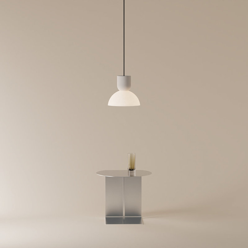 Buia Pendant Light, Stone, Black