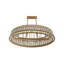Waldorf Metal And Glass Rod Oval Chandelier-686360440