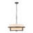 4-Light Dimmable Drum Chandelier