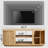 62" TV Stand with Tambour Door-1878368761