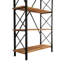 Walnut Black Bookshelf