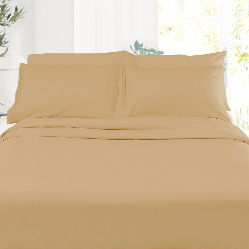 Ensemble de draps en microfibre Hotel Luxury, Lavande clair, Très grand