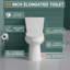 Toilette allongée deux pièces 19 po ADA Comfort Hauteur