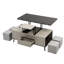 Table basse extensible avec 4 pieds et repose-pieds Chrishay-557195732-557195755