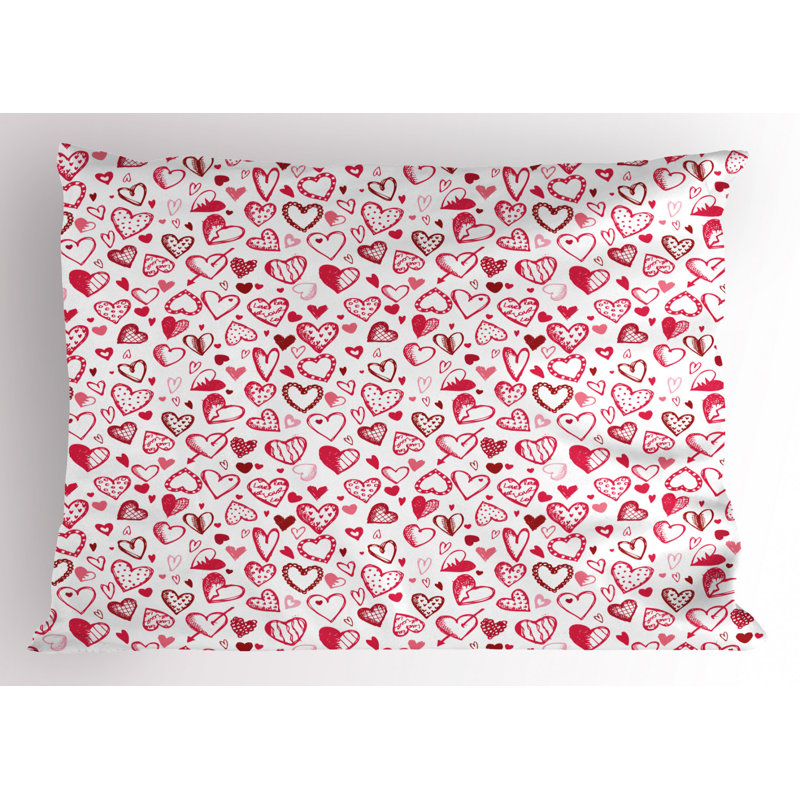Taie décorative valentine, Simple