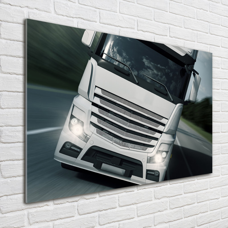 Truck - No Frame Print, 60cm H x 120cm W, Glass