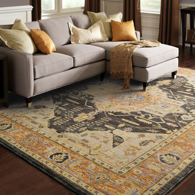 Tapis doré Tuma, Rectangle 10 pi x 13 pi 2 po