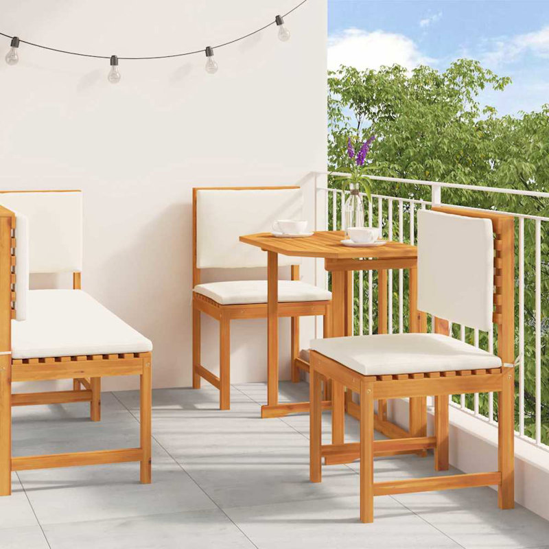 Ensemble bistro 4 pièces vidaXL Garden, Beige