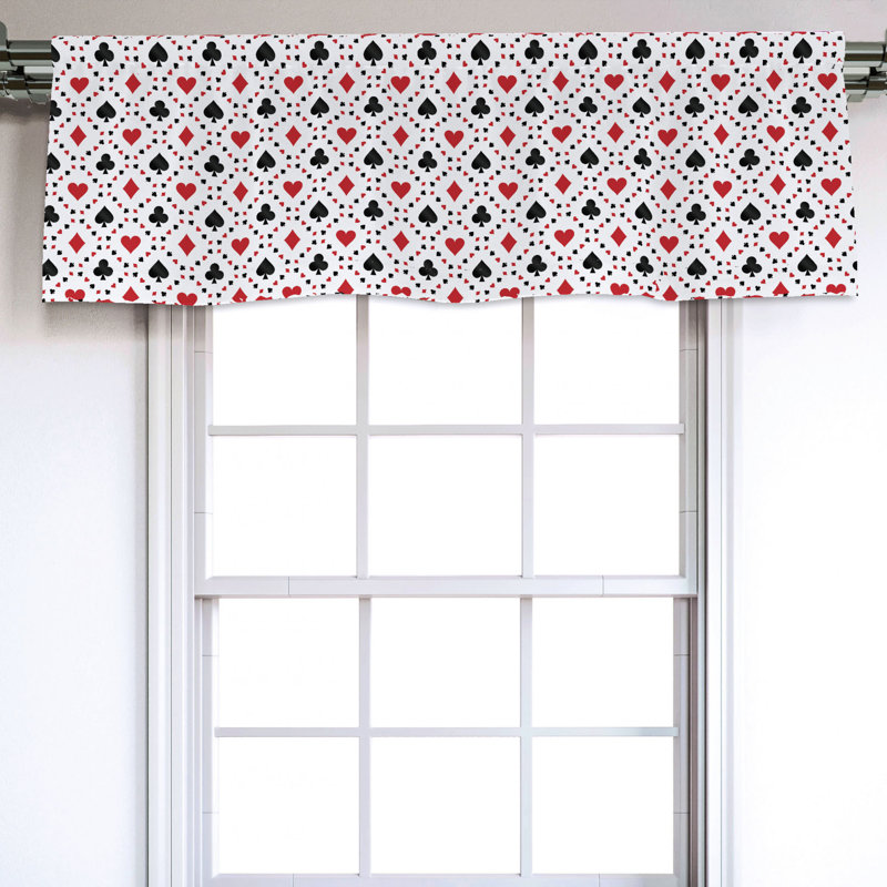 Sateen Ruffled Window Valance