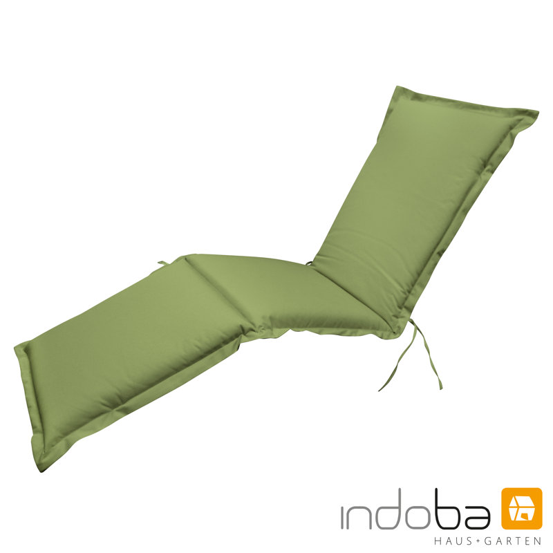 Afrin Lounger Cushion, 9cm H x 62cm W x 195cm D, Green