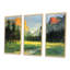 Ensemble de décorations murales Yosemite National Park Forest Landscape I - Landscape Mountains-399754381-399754382