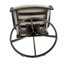 Chaise de patio pivotante avec coussin-60219949