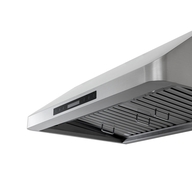 PROLINE 42-Inch Professional Under-Cabinet Range Hood, Commercial Quality, Ducted, 900 CFM, Stainless Steel, LED Lights, LCD Touch Control, ULTRA-QUIET Blower Motor, 6 Speed