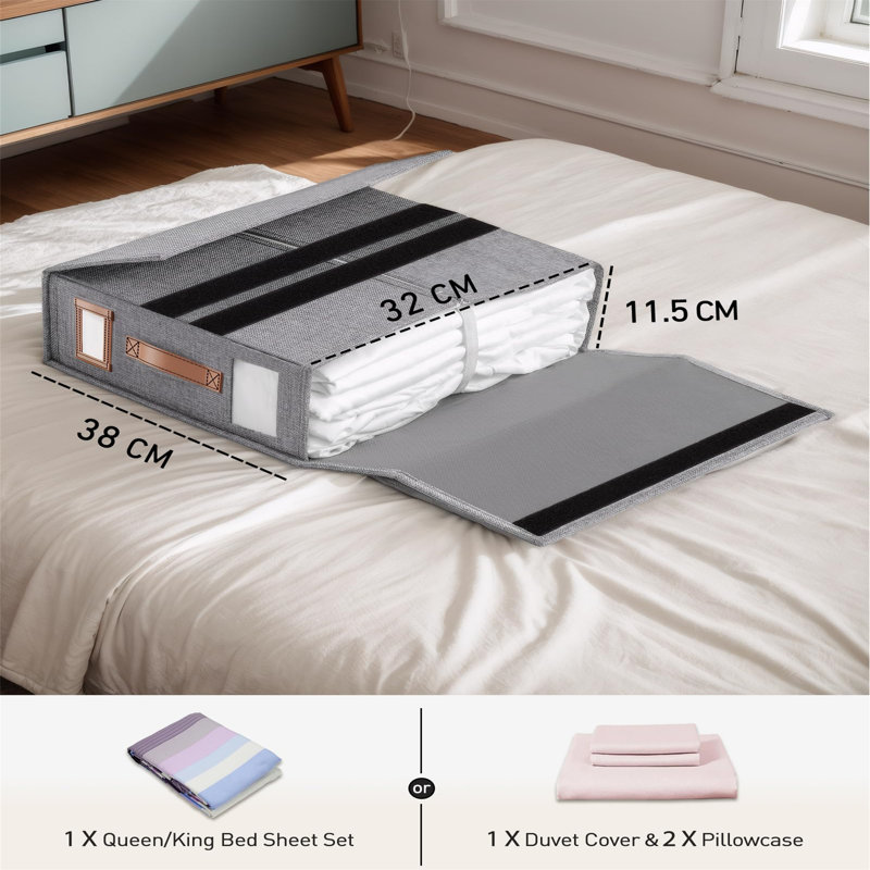 Ebern Designs Fabric Underbed Storage