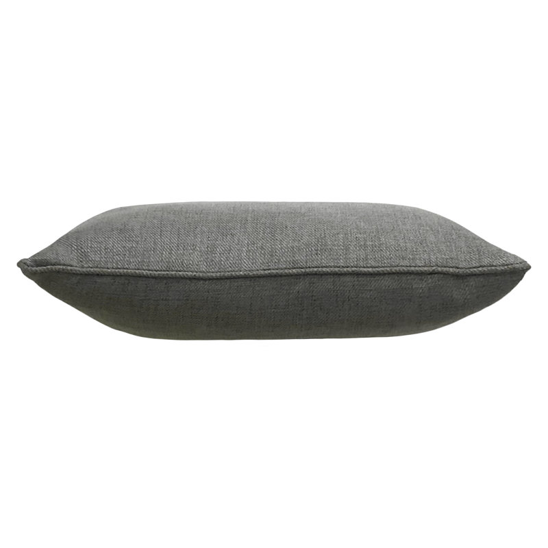 Square Throw Pillow Cover, Grey, 45cmH x 45cm W, Polyester