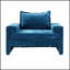 Fauteuil en chenille avec accoudoirs larges, coussin épais et dossier ergonomique pour un confort et un style ultimes-1999396005