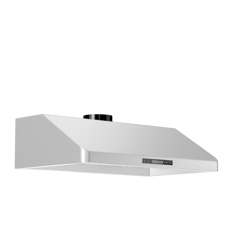 30" 600 CFM Ducted Under Cabinet Range Hood in Brushed Stainless Steel, 30"