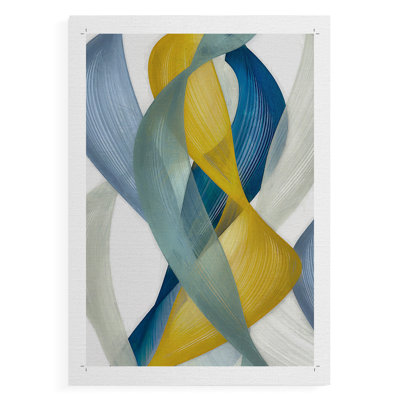Horizontal Bands I -Canvas Print Only - NOT FRAMED