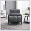 Comfortable Upholstered Accent Chair with Reclining Function and Bluetooth Speakers for Modern Living Room Relaxation-524504137