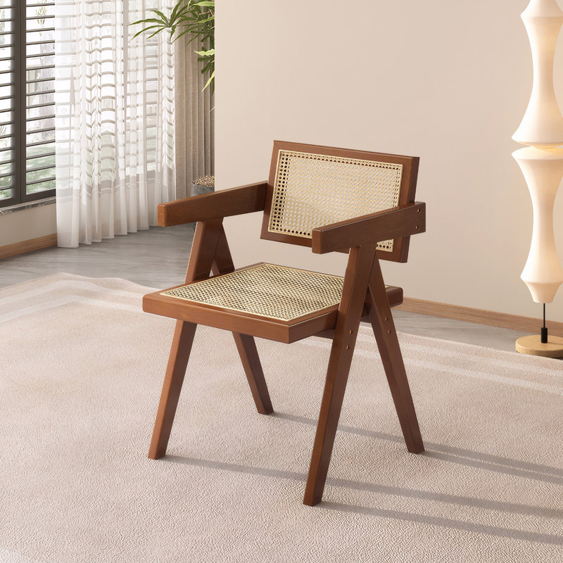 Chaises de salle à manger de style Mid-Century moderne 1 pièce, fauteuils confortables, 1