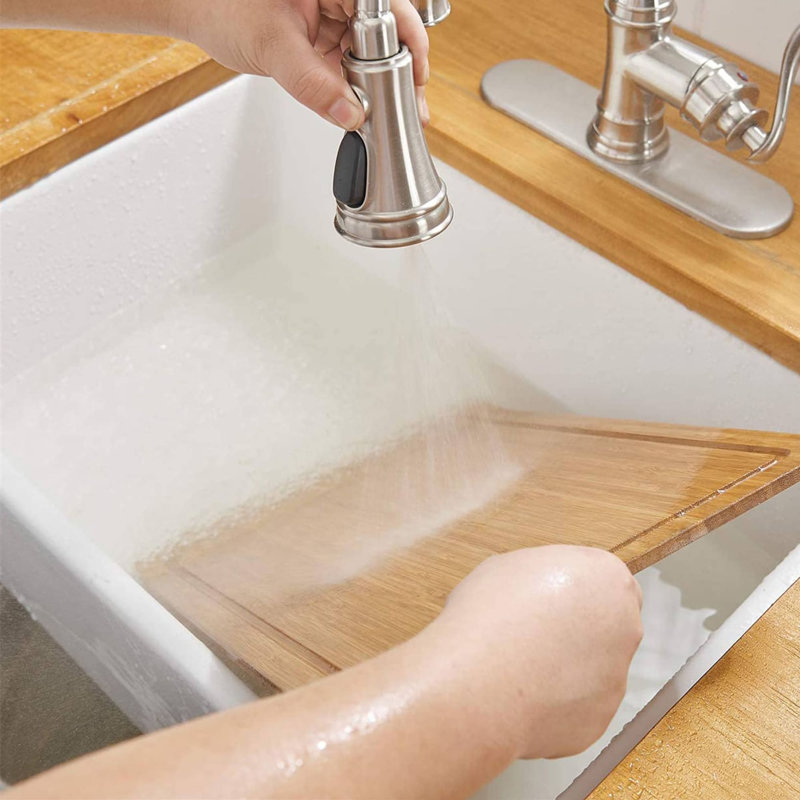 AWZTOO Pull Down Kitchen Faucet, Brushed Nickel