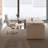 Sintered Stone L-Shaped Desk with Acrylic Storage Cabinet-1441444293