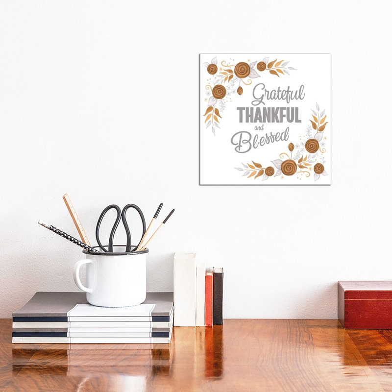 Harvest Floral I by Andi Metz - Wrapped Canvas Print, 30.48 cm H x 30.48 cm W