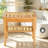 Functional Bench,2-Tier Slatted Shower Bench,Portable Stool
