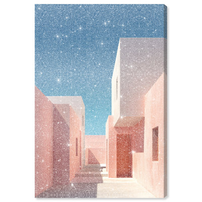 Structured Pink I Print by Oliver Gal