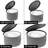 Sorbus 5-Set Stackable Dinnerware Storage Set with Plate Protector-1521289538
