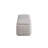 Orane Gray Linen Bench w/Storage