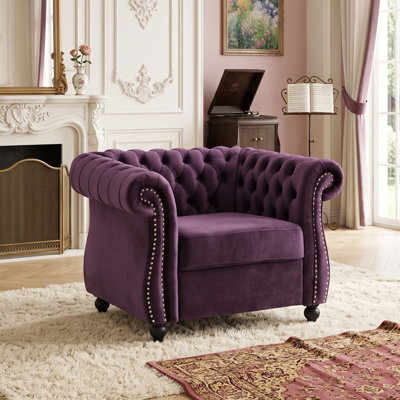 Club Chair with Tufted