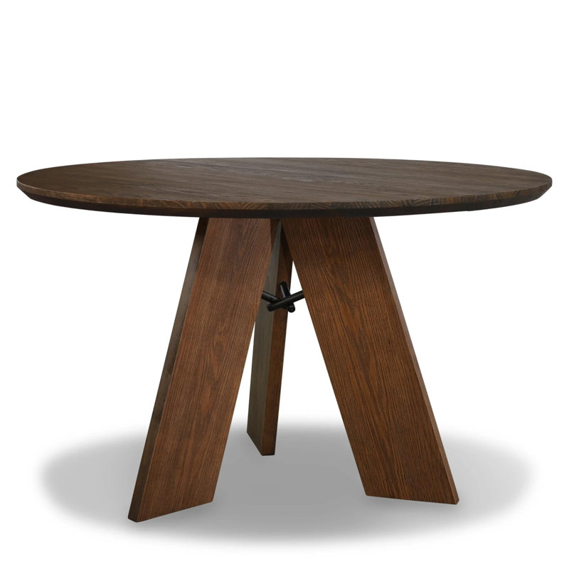Table de salle à manger Cascais, H 30 po x L 48 po x l 48 po, Chêne brun
