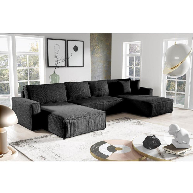 Beyazit 6 Seater Sofa Bed, Graphite