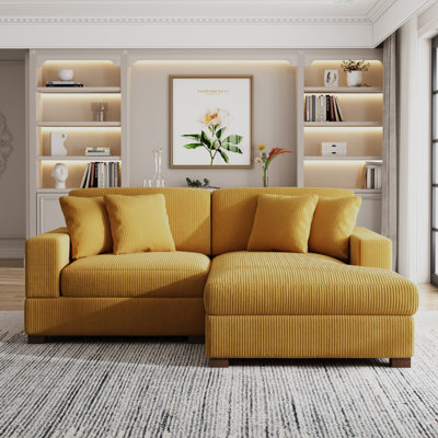 Arzuaga 4 - Piece Corduroy Sectional