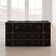Urbana Linen Upholstered Trunk 2 Drawer Coffee Table with Buckle Hinged Top
