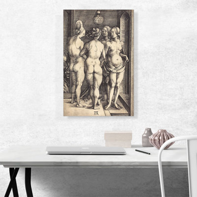 " The Four Witches 1497 " by Albrecht Dürer Painting Print