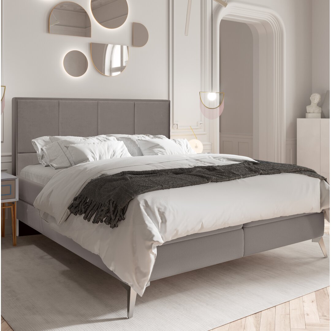 Boxspringbett Bengtson mit Topper und Stauraum