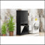 Bathroom Storage Cabinet With Two Laundry Baskets, Storage Cabinet With Doors And Drawer For Home, Black-63252415