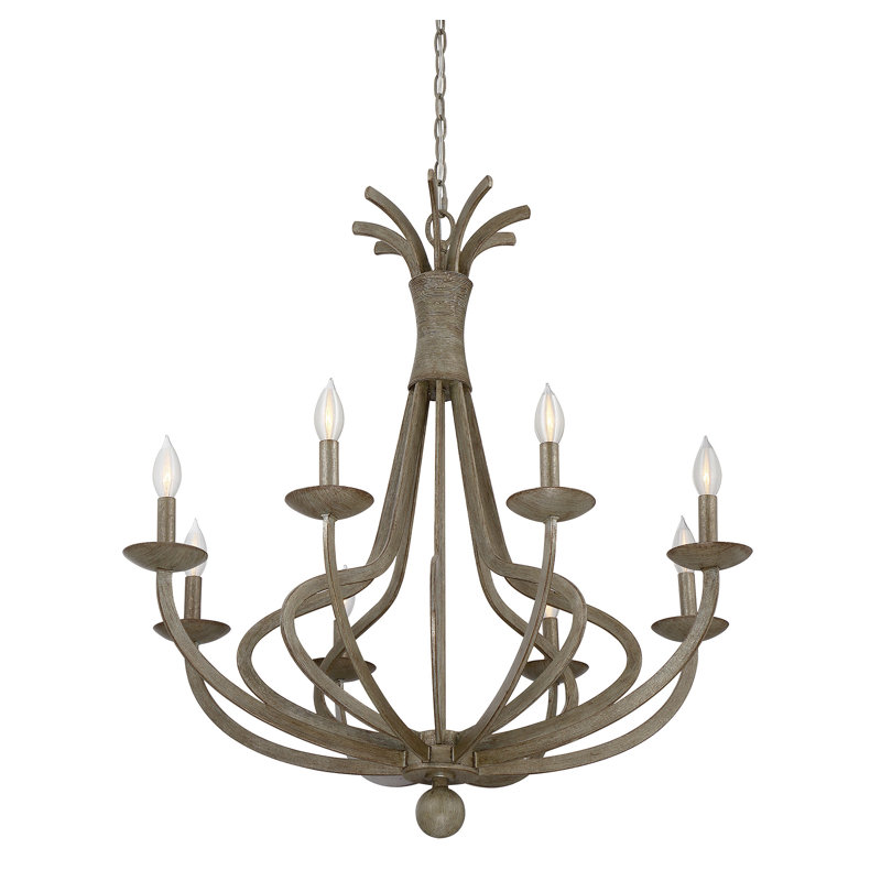 Lustre 8 lumières façon bougie Huntsville
