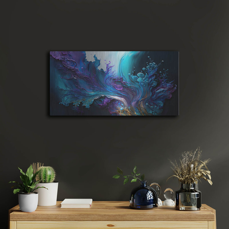 «Enigmatic Elixir» par Cameron Gray, mur en métal, H 12 po x l 24 po