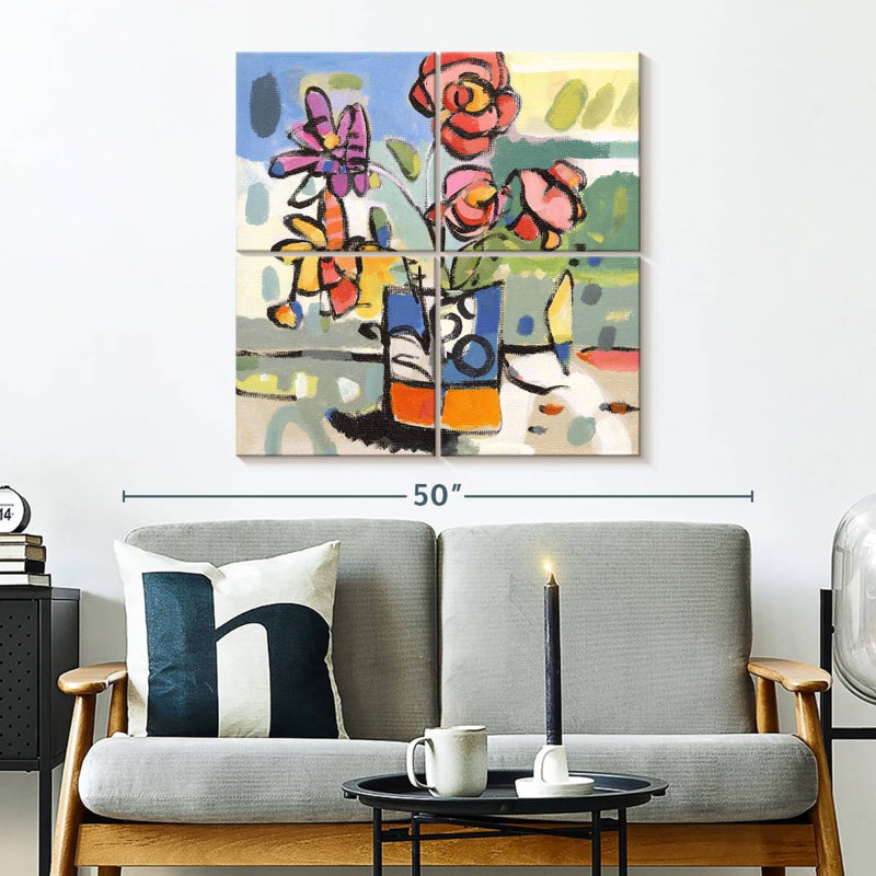 Harnek Southern Florals I, 32" H x 32" W